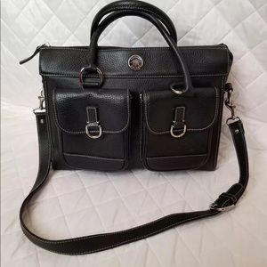 Dooney and Bourke Black leather satchel